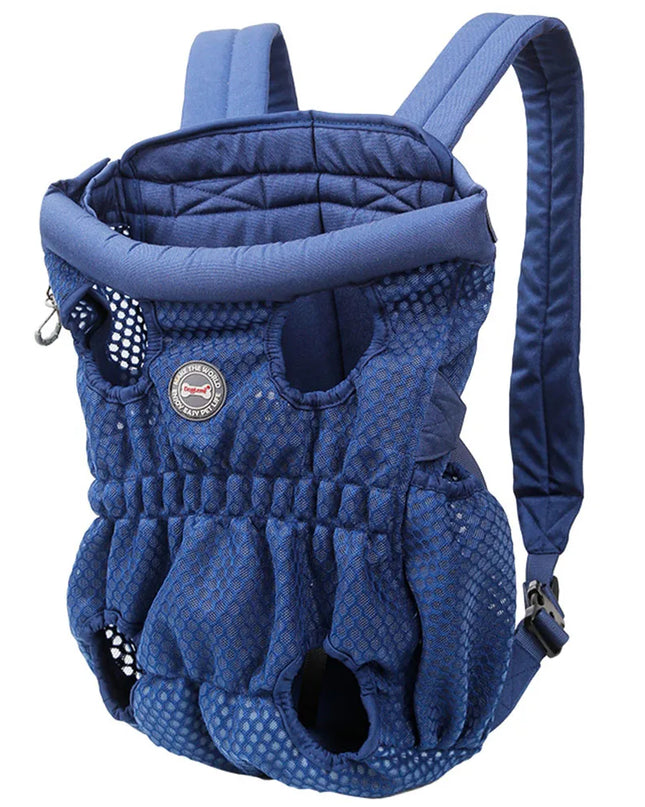 Hunde Rucksack Blau Atmungsaktiv