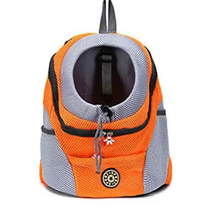 Hunde Rucksack Orange für kleine bis große