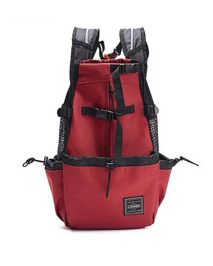 Hunde Rucksack Rot – Atmungsaktiv & Robust