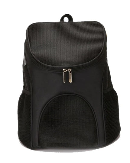 Hunde Rucksack Mesh Schwarz Atmungsaktiv