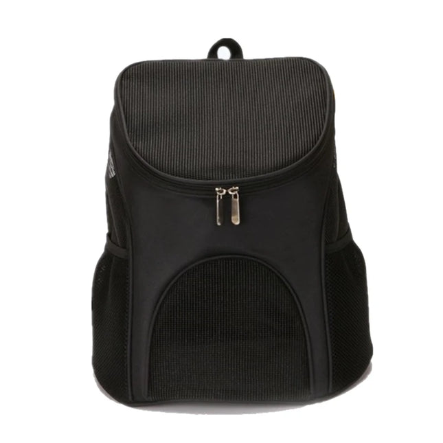 Hunde Rucksack Mesh Schwarz Atmungsaktiv