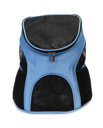 Hunde Rucksack Mesh Blau Atmungsaktiv