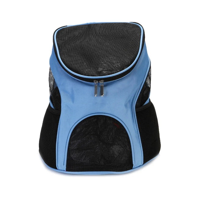 Hunde Rucksack Mesh Blau Atmungsaktiv