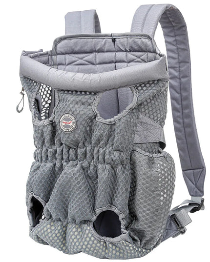 Hunde Rucksack Grau Atmungsaktiv