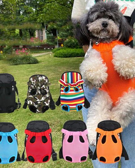 Hunde Rucksack Beine Frei Rot