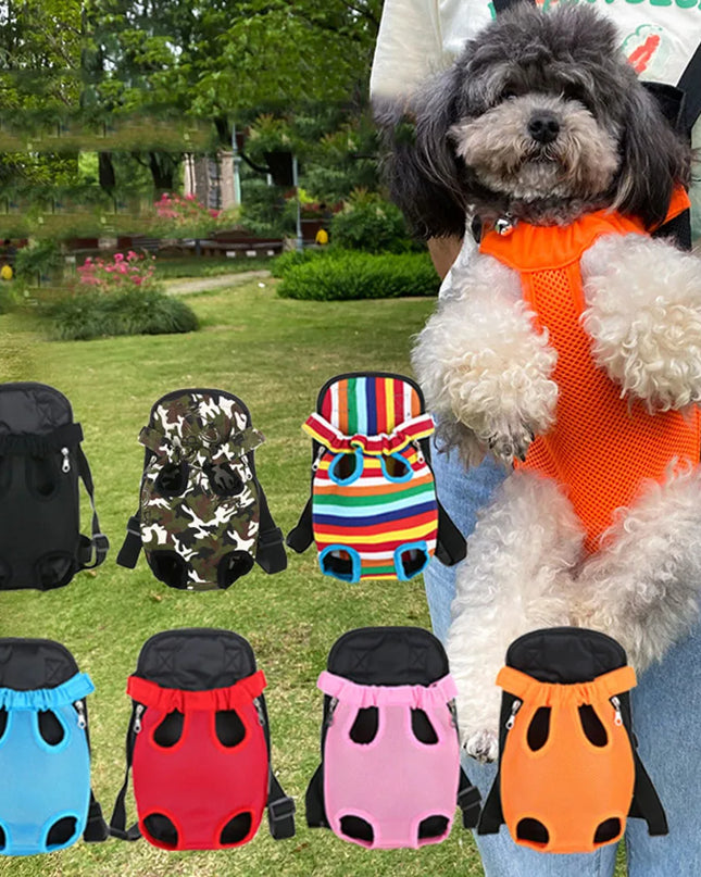 Hunde Rucksack Beine Frei in Pink