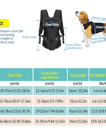 Transport-Rucksack für Hunde & Katzen - Rot