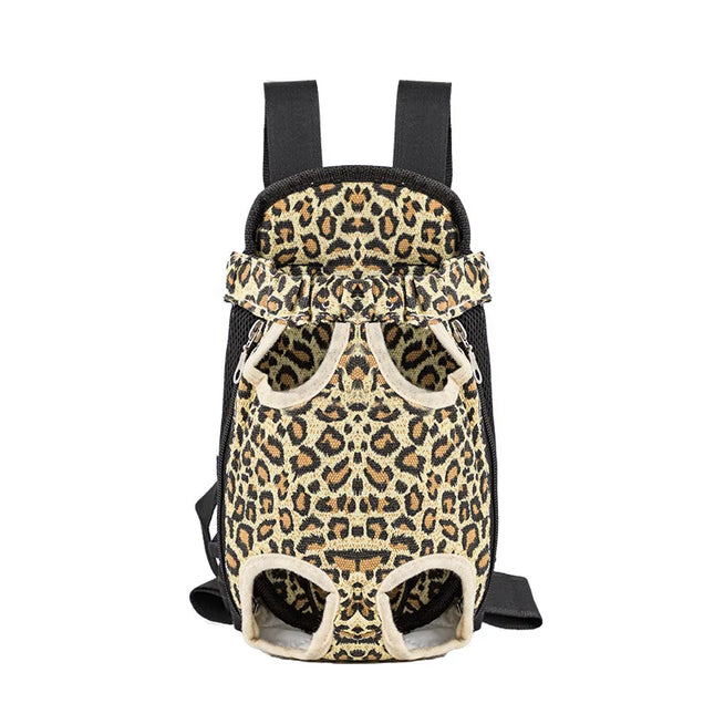 Hunde Rucksack Camouflage Mesh - Leopard