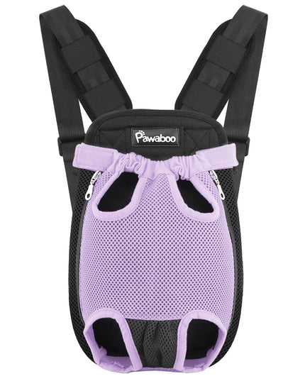 Hunde Rucksack Front Verstellbar Lila