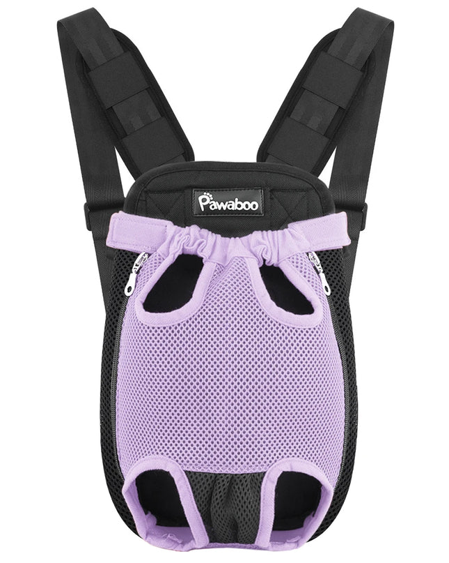 Hunde Rucksack Front Verstellbar Lila