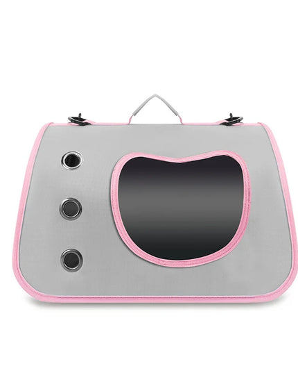 Faltbare Katzentragetasche Rosa