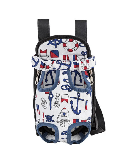 Hunde Rucksack Camouflage Grau für Reisen