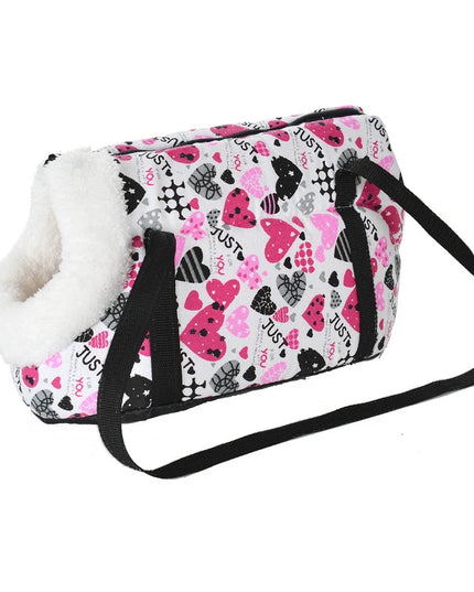 Hunde Rucksack Herz-Muster für kleine Hunde