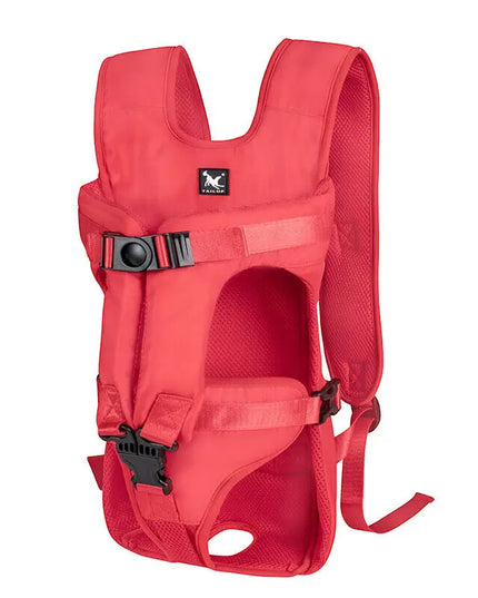 Front Hunde Rucksack Rot für kleine Hunde