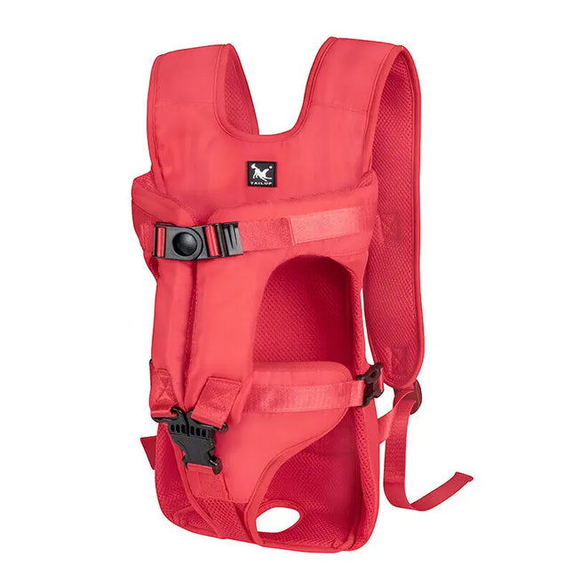 Hunde Fronttrage Rucksack Rot Baumwolle
