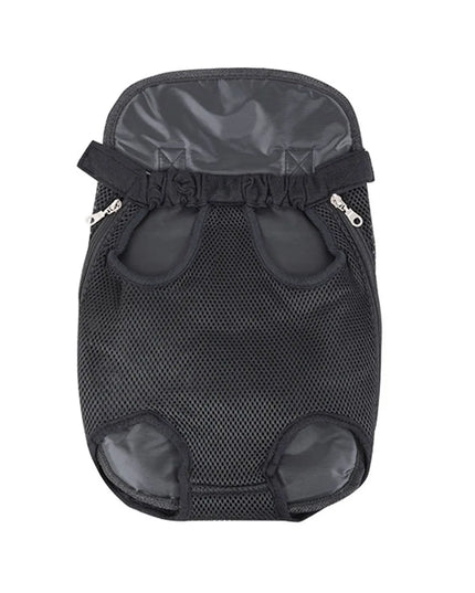 Hunde Rucksack Beine Frei in Schwarz