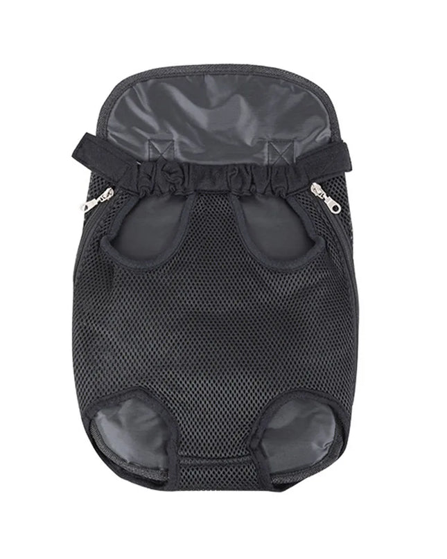 Hunde Rucksack Beine Frei in Schwarz