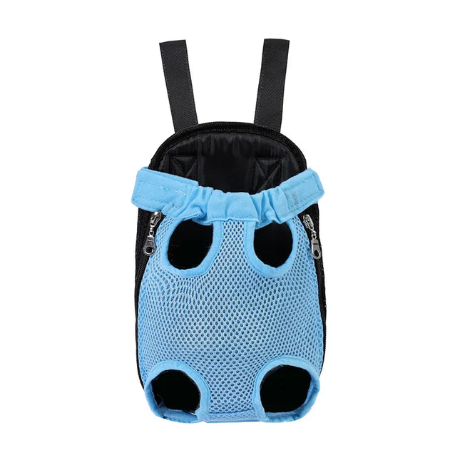 Hunde Rucksack Camouflage Hellblau