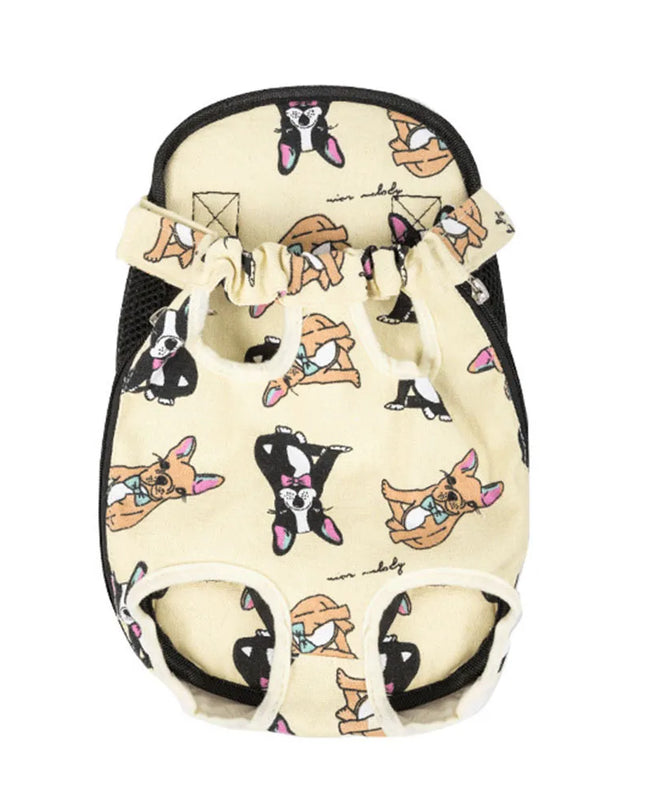 Hunde Rucksack Beine Frei mit Tiermuster