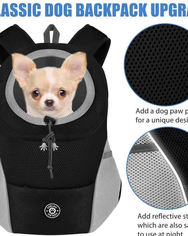 Hunde Rucksack für vorne - Atmungsaktiv