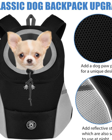Hunde Rucksack Pink - Sicherer Transport