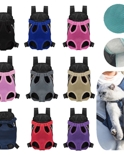 Hunde Rucksack Blau für kleine Hunde & Katzen