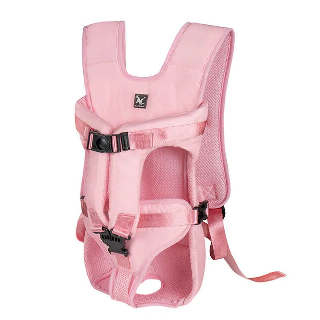 Hunde Rucksack Fronttrage Pink Atmungsaktiv