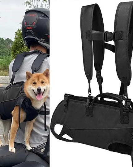 Hunde Rucksack Blau für Outdoor & Wanderung