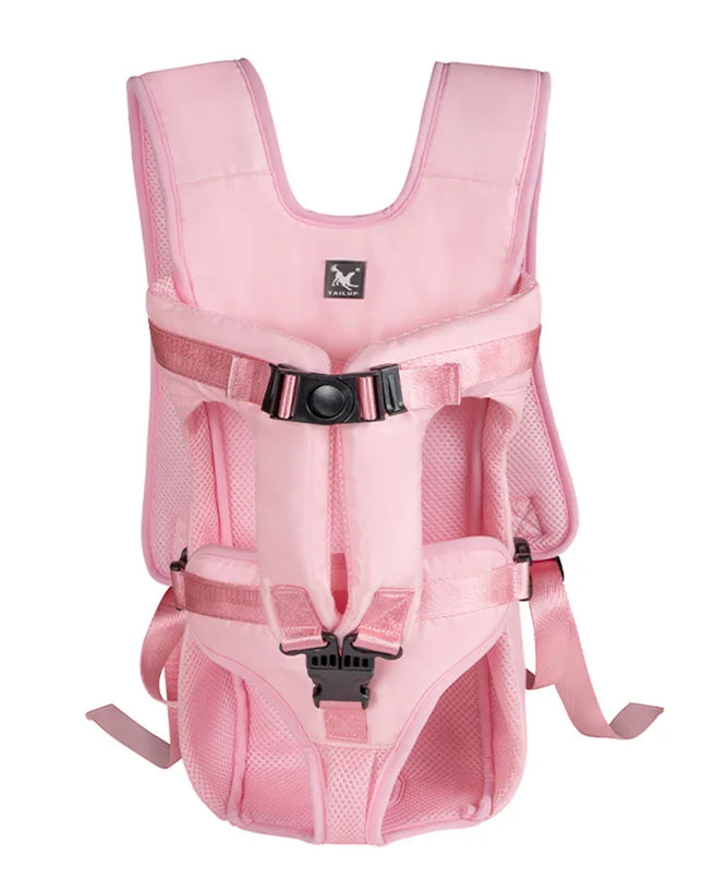Katzen & Hunde Rucksack Pink - Atmungsaktiv