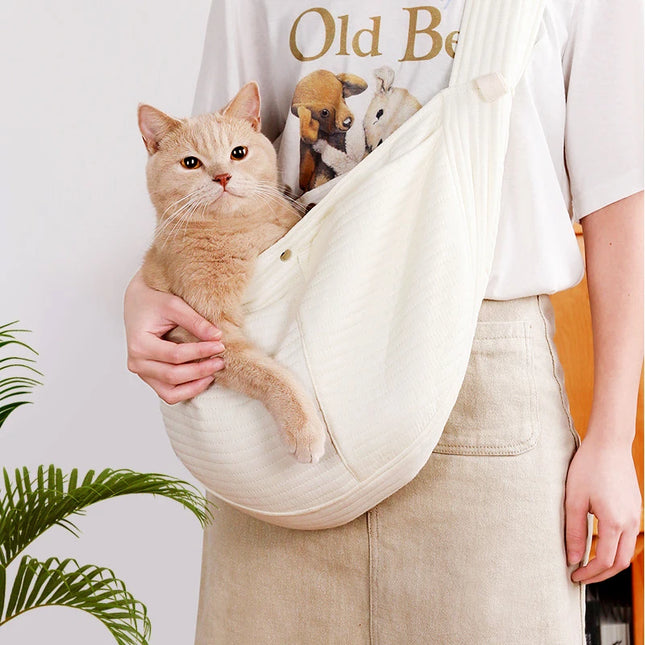 Hundetasche Crossbody Canvas für kleine Hunde