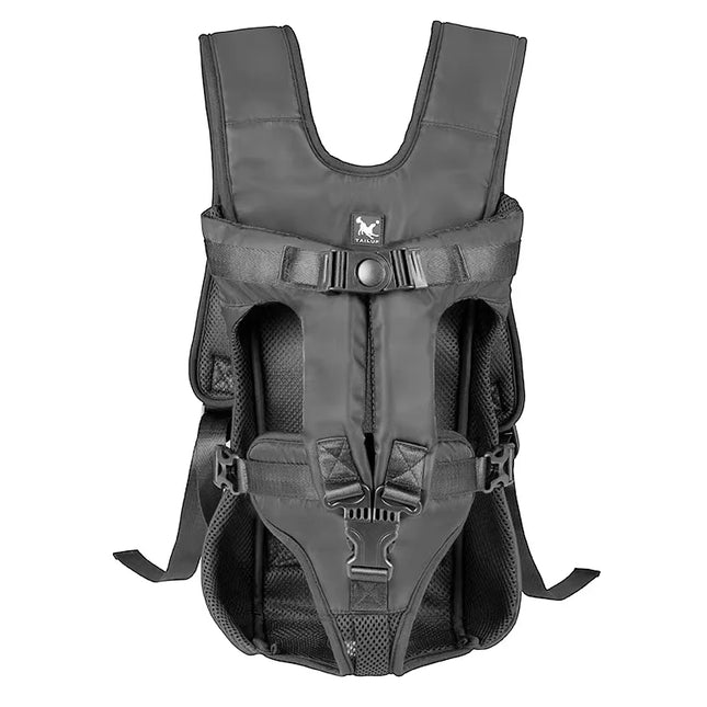 Hunde Rucksack Atmungsaktiv Schwarz