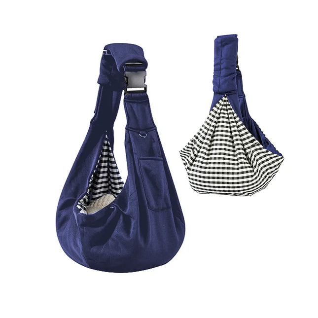 Hunde Tragetasche Crossbody - Blau