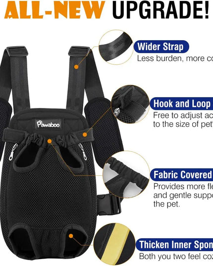 Hunde Rucksack Fronttrage Pink