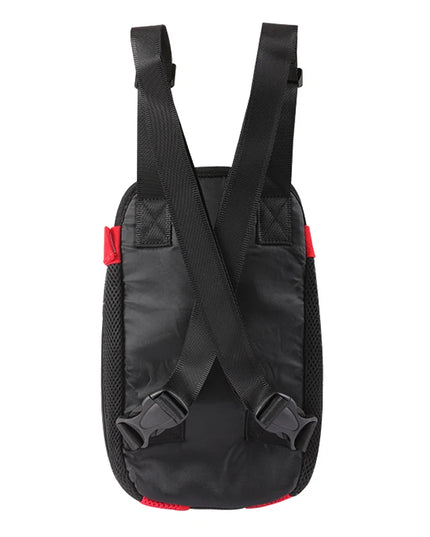 Verstellbarer Katzen Rucksack Schwarz