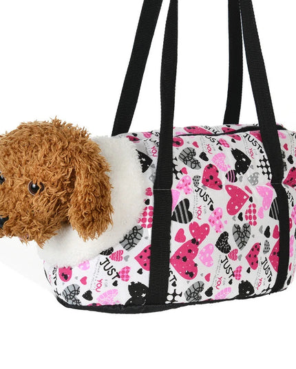Hunde Rucksack mit Fleece-Futter