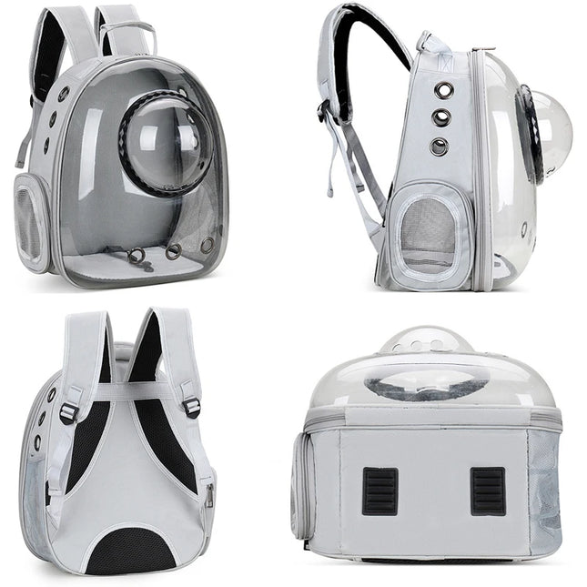 Katzen Transport-Rucksack mit PVC Maske