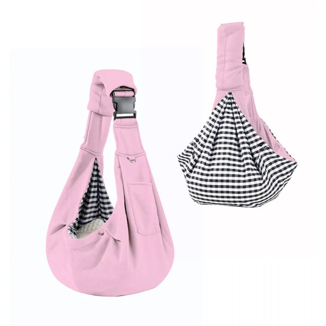 Hunde Tragetasche Crossbody - Rosa