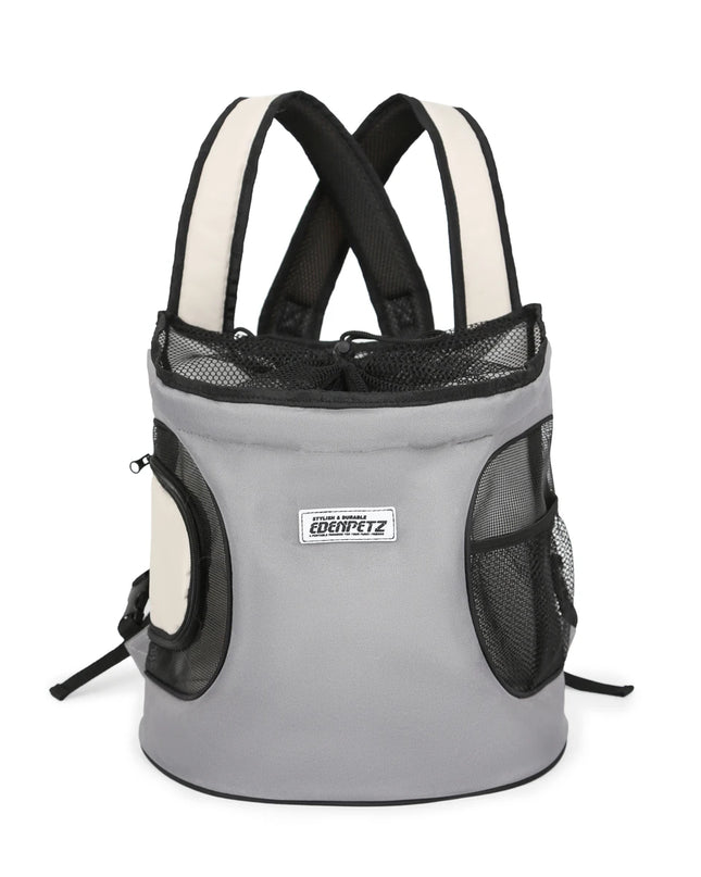Brust-Rucksack Grau fuer Hunde & Katzen