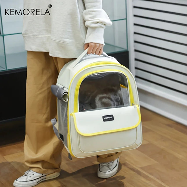 Transport-Rucksack für Hunde & Katzen – Rosa