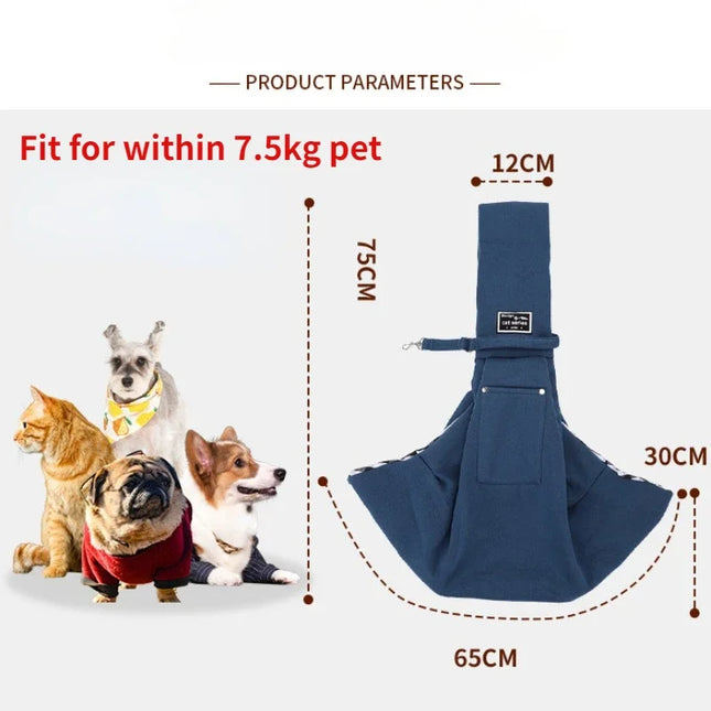 Hunde Tragetasche Sling - Dunkelgrau