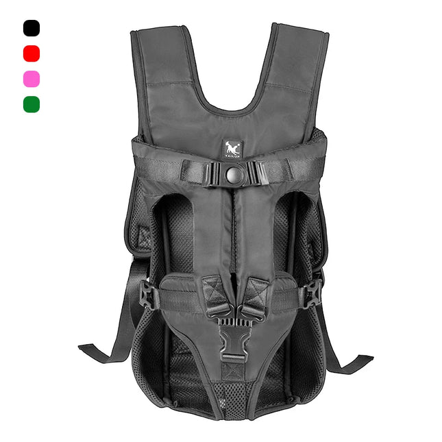 Transport-Rucksack für Hunde & Katzen - Rot