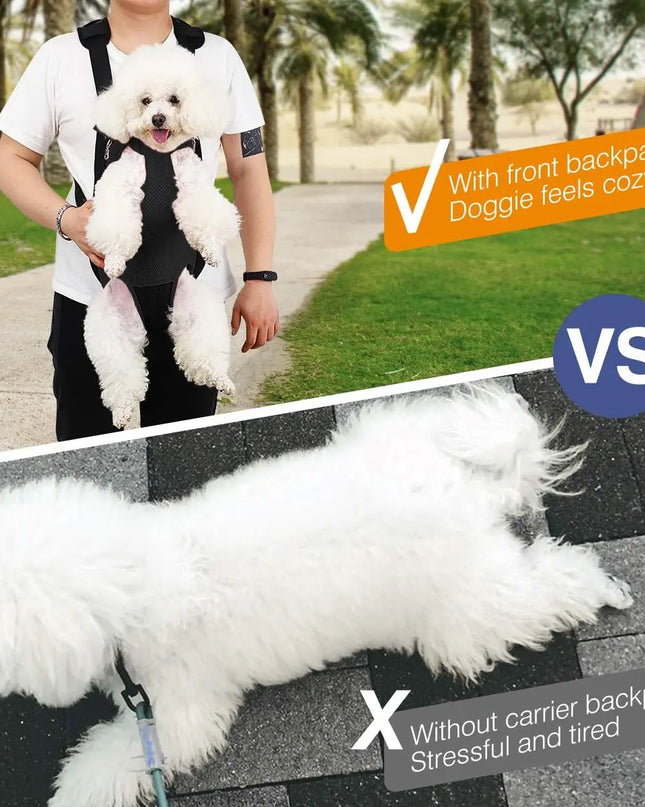 Hunde Rucksack Fronttrage Blau