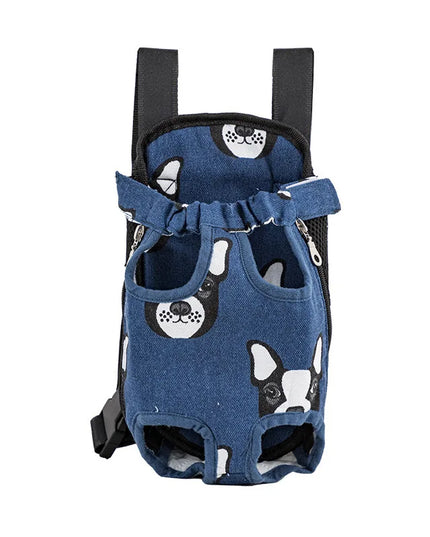 Hunde Rucksack Camouflage Grün für unterwegs