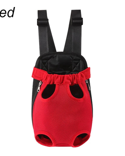 Katzen Rucksack Rot - Verstellbar &
