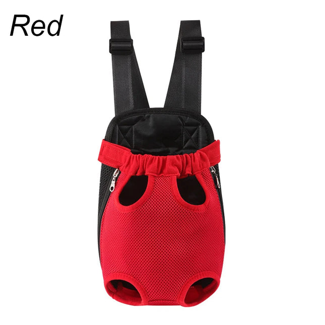 Katzen Rucksack Rot - Verstellbar &