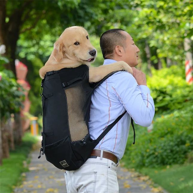 Hunde Rucksack Camouflage Dunkelgrau