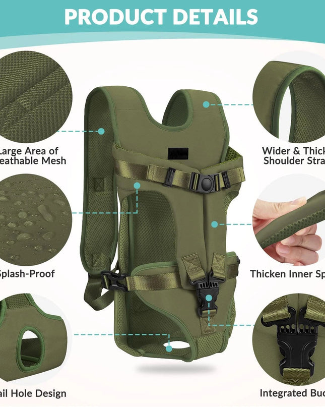 Hunde Rucksack Fronttrage mit dicker