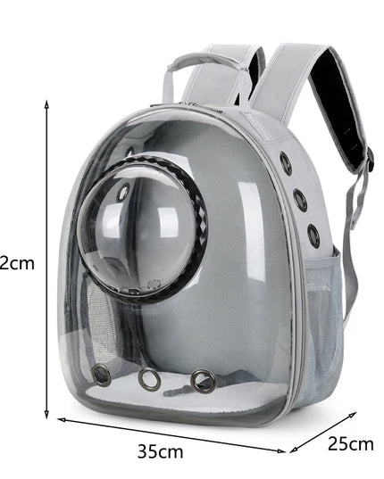 Katzen Transport-Rucksack mit PVC Maske