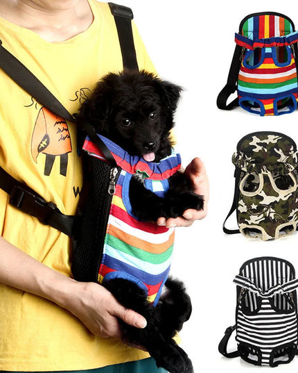 Hunde Rucksack Beine Frei in Pink