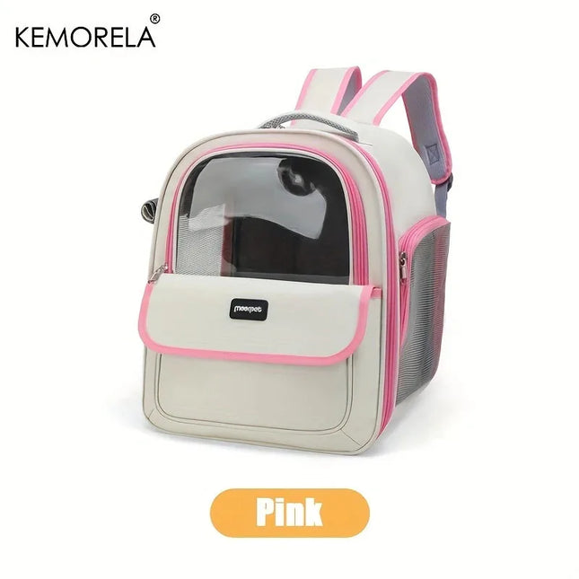 Transport-Rucksack für Hunde & Katzen – Rosa